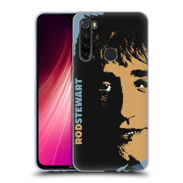 Rod Stewart Art Yesterday Retro Soft Gel Case for Xiaomi Redmi Note 8T