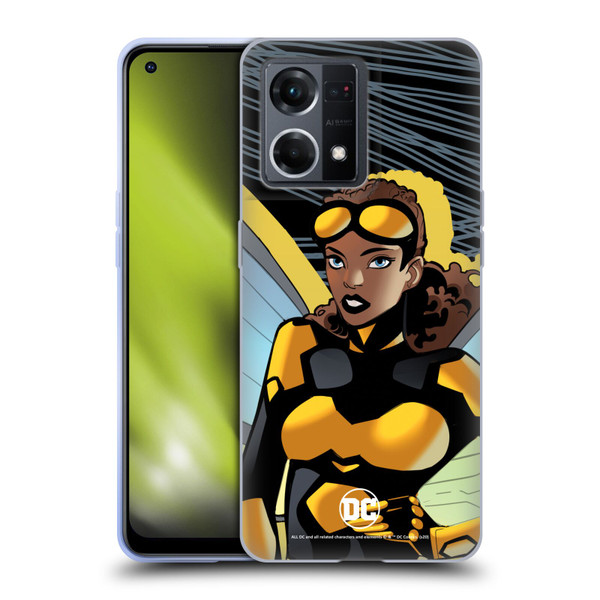 DC Women Core Compositions Bumblebee Soft Gel Case for OPPO Reno8 4G