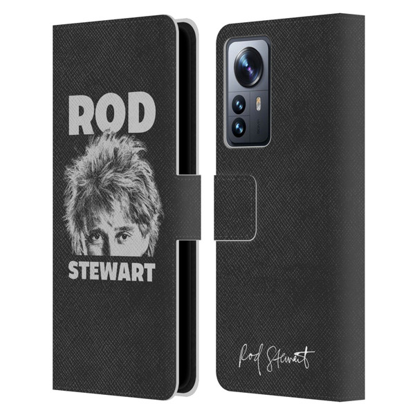 Rod Stewart Art Black And White Leather Book Wallet Case Cover For Xiaomi 12 Pro