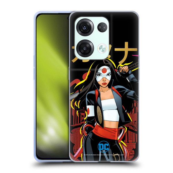 DC Women Core Compositions Katana Soft Gel Case for OPPO Reno8 Pro