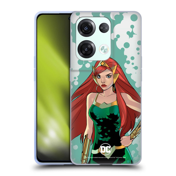 DC Women Core Compositions Mera Soft Gel Case for OPPO Reno8 Pro