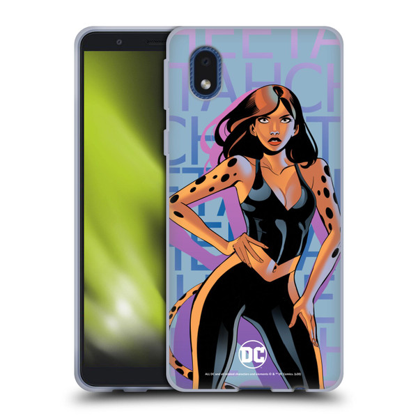 DC Women Core Compositions Cheetah Soft Gel Case for Samsung Galaxy A01 Core (2020)