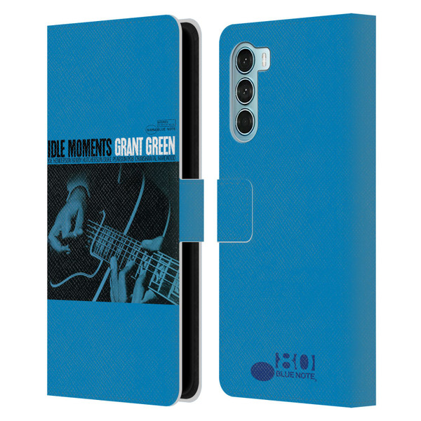 Blue Note Records Albums Grant Green Idle Moments Leather Book Wallet Case Cover For Motorola Edge S30 / Moto G200 5G