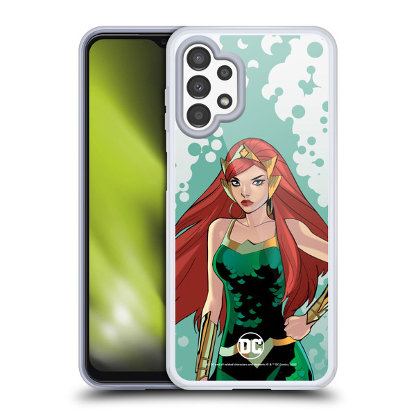 DC Women Core Compositions Mera Soft Gel Case for Samsung Galaxy A13 (2022)
