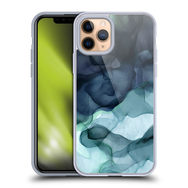 UtArt Dark Night Marble Heavy Smoke Soft Gel Case for Apple iPhone 11 Pro