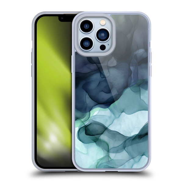 UtArt Dark Night Marble Heavy Smoke Soft Gel Case for Apple iPhone 13 Pro Max