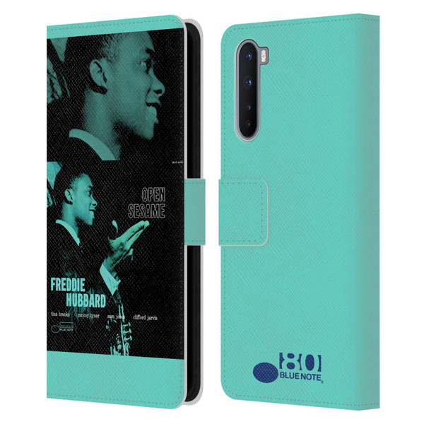 Blue Note Records Albums Freddie Hubbard Open Sesame Leather Book Wallet Case Cover For OnePlus Nord 5G