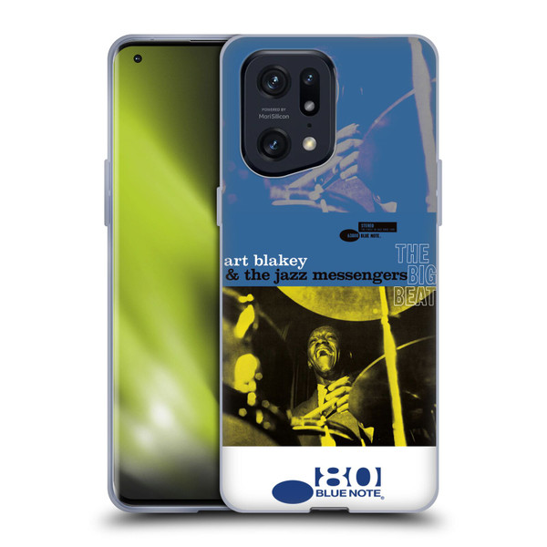 Blue Note Records Albums Art Blakey The Big Beat Soft Gel Case for OPPO Find X5 Pro