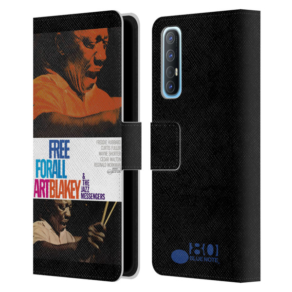 Blue Note Records Albums Art Blakey Free For All Leather Book Wallet Case Cover For OPPO Find X2 Neo 5G