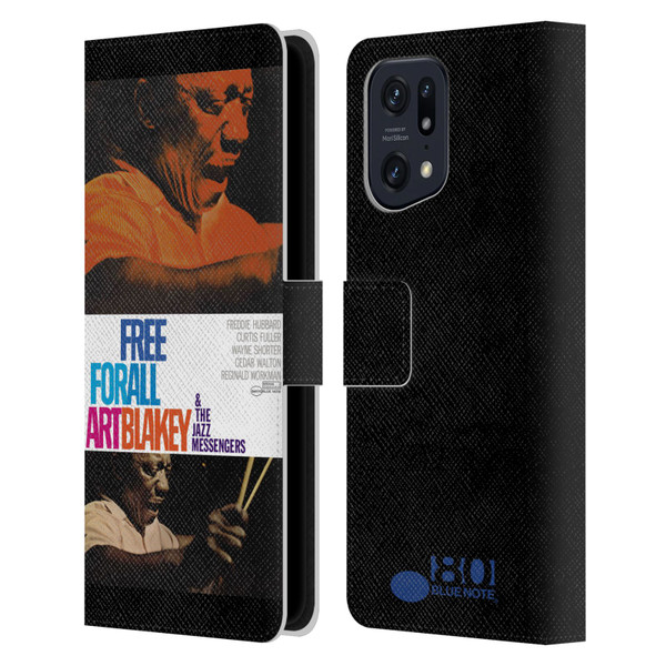 Blue Note Records Albums Art Blakey Free For All Leather Book Wallet Case Cover For OPPO Find X5