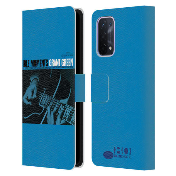 Blue Note Records Albums Grant Green Idle Moments Leather Book Wallet Case Cover For OPPO A54 5G