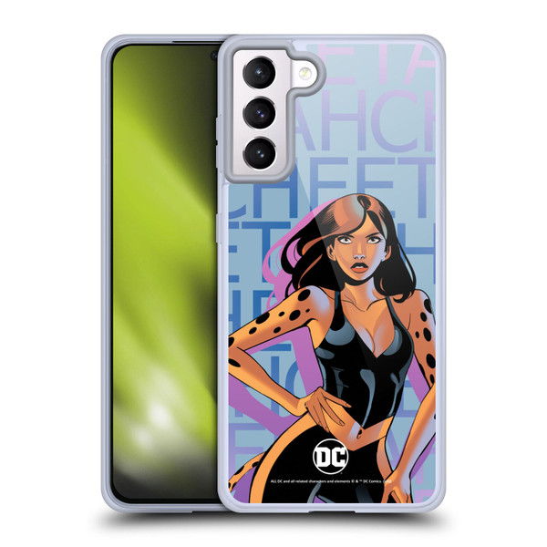 DC Women Core Compositions Cheetah Soft Gel Case for Samsung Galaxy S21+ 5G