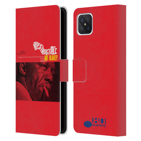 Blue Note Records Albums Art Blakey Indestructible Leather Book Wallet Case Cover For OPPO Reno4 Z 5G