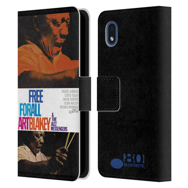 Blue Note Records Albums Art Blakey Free For All Leather Book Wallet Case Cover For Samsung Galaxy A01 Core (2020)