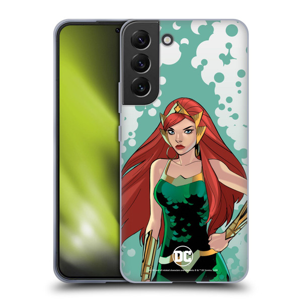 DC Women Core Compositions Mera Soft Gel Case for Samsung Galaxy S22+ 5G
