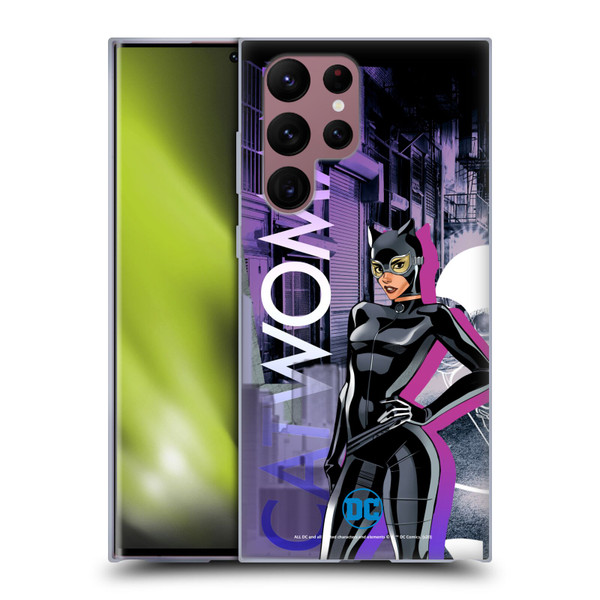 DC Women Core Compositions Catwoman Soft Gel Case for Samsung Galaxy S22 Ultra 5G