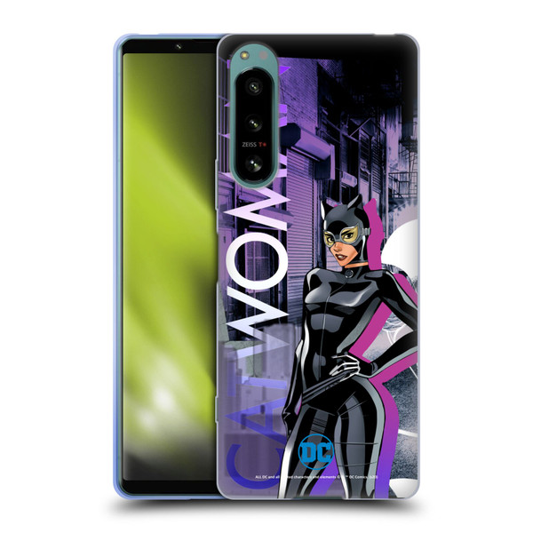DC Women Core Compositions Catwoman Soft Gel Case for Sony Xperia 5 IV