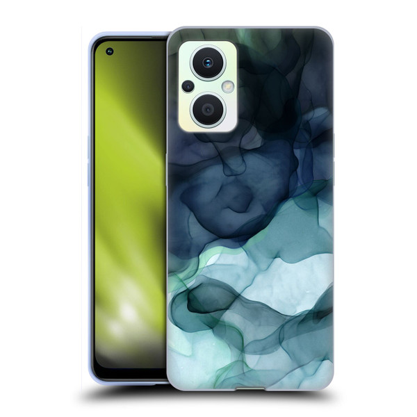 UtArt Dark Night Marble Heavy Smoke Soft Gel Case for OPPO Reno8 Lite