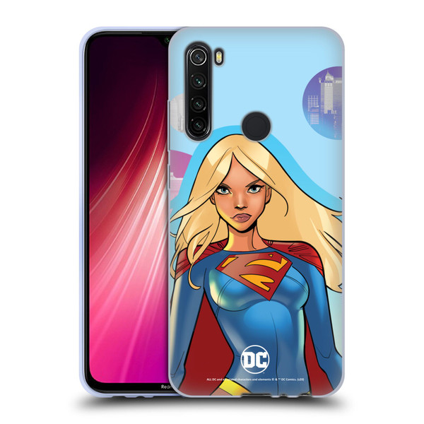 DC Women Core Compositions Supergirl Soft Gel Case for Xiaomi Redmi Note 8T