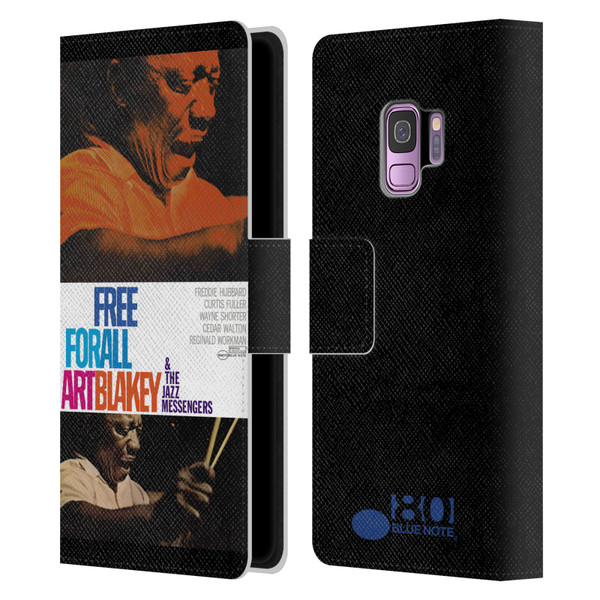 Blue Note Records Albums Art Blakey Free For All Leather Book Wallet Case Cover For Samsung Galaxy S9