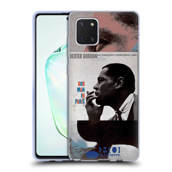 Blue Note Records Albums Dexter Gordon Our Man In Paris Soft Gel Case for Samsung Galaxy Note10 Lite