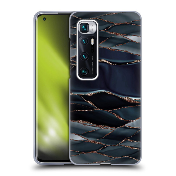 UtArt Dark Night Marble Waves Soft Gel Case for Xiaomi Mi 10 Ultra 5G