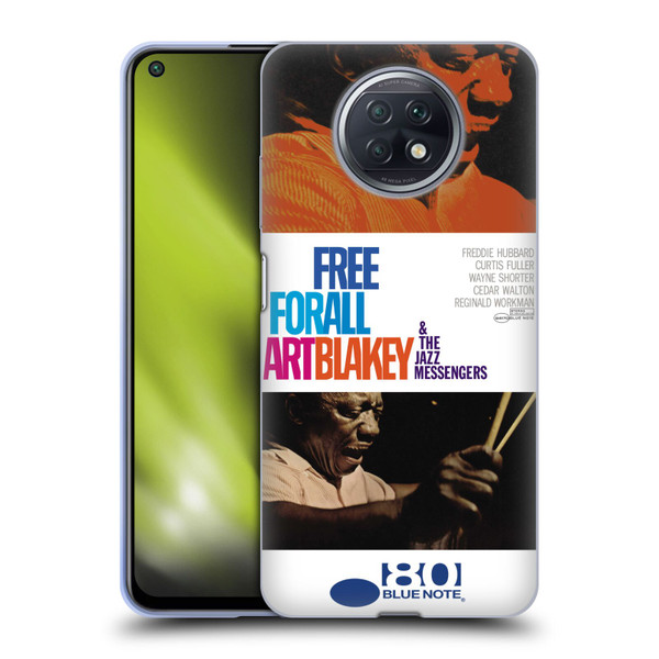 Blue Note Records Albums Art Blakey Free For All Soft Gel Case for Xiaomi Redmi Note 9T 5G