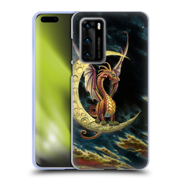Myles Pinkney Mythical Moon Dragon Soft Gel Case for Huawei P40 5G