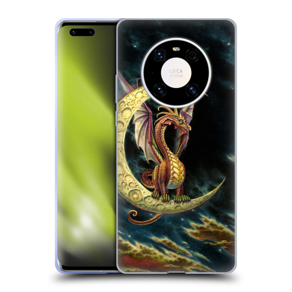 Myles Pinkney Mythical Moon Dragon Soft Gel Case for Huawei Mate 40 Pro 5G