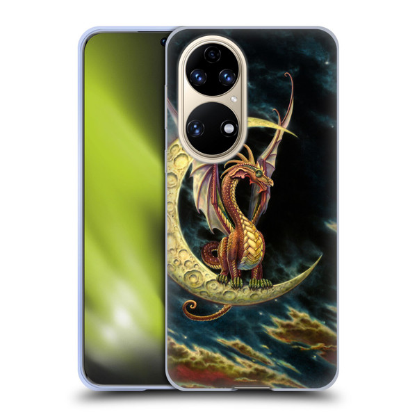 Myles Pinkney Mythical Moon Dragon Soft Gel Case for Huawei P50