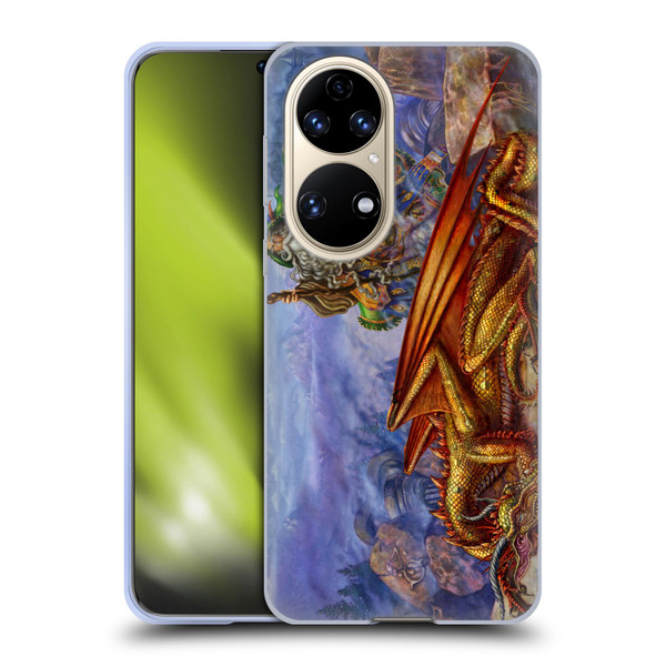Myles Pinkney Mythical Dragonlands Soft Gel Case for Huawei P50