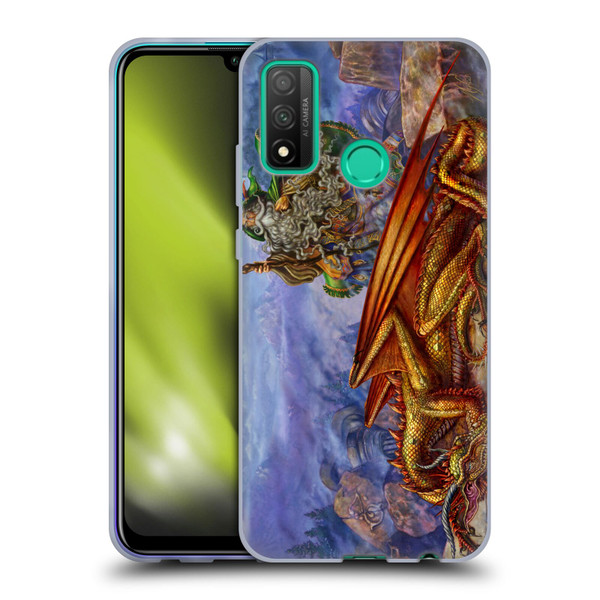 Myles Pinkney Mythical Dragonlands Soft Gel Case for Huawei P Smart (2020)