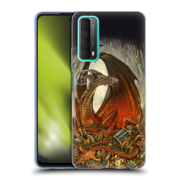 Myles Pinkney Mythical Treasure Dragon Soft Gel Case for Huawei P Smart (2021)