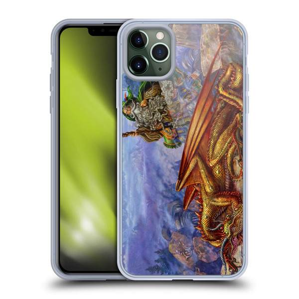 Myles Pinkney Mythical Dragonlands Soft Gel Case for Apple iPhone 11 Pro Max