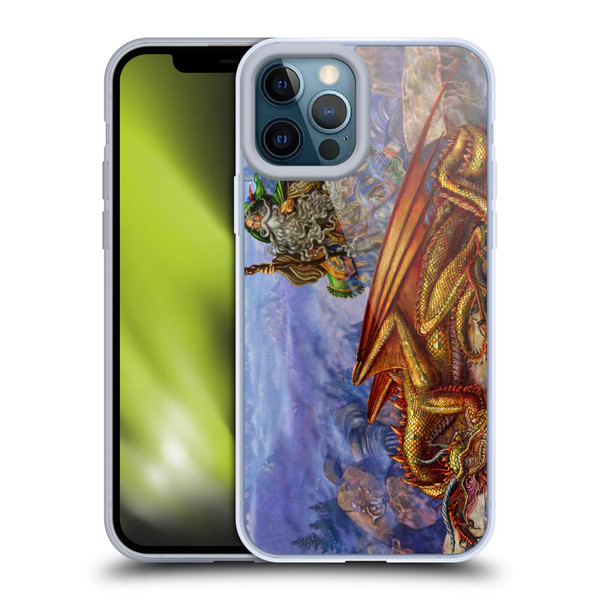 Myles Pinkney Mythical Dragonlands Soft Gel Case for Apple iPhone 12 Pro Max