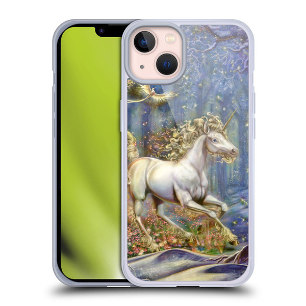 Myles Pinkney Mythical Unicorn Soft Gel Case for Apple iPhone 13
