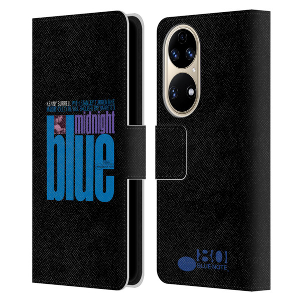 Blue Note Records Albums 2 Kenny Burell Midnight Blue Leather Book Wallet Case Cover For Huawei P50