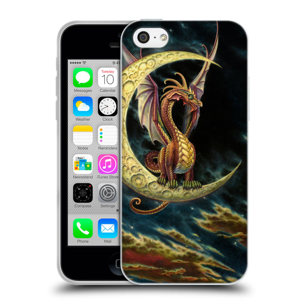 Myles Pinkney Mythical Moon Dragon Soft Gel Case for Apple iPhone 5c