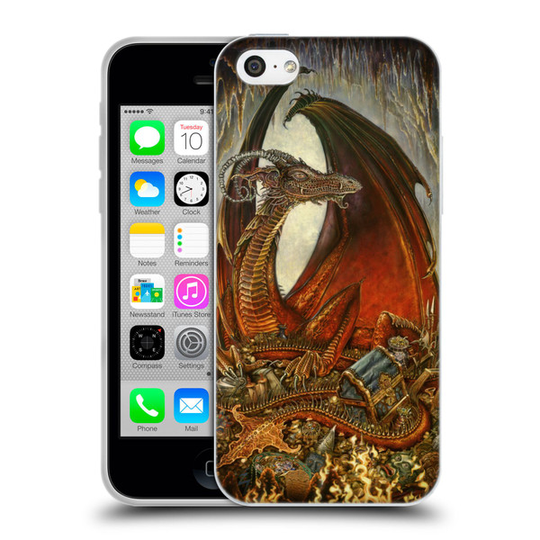 Myles Pinkney Mythical Treasure Dragon Soft Gel Case for Apple iPhone 5c