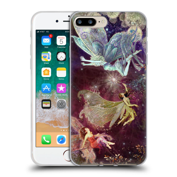 Myles Pinkney Mythical Fairies Soft Gel Case for Apple iPhone 7 Plus / iPhone 8 Plus