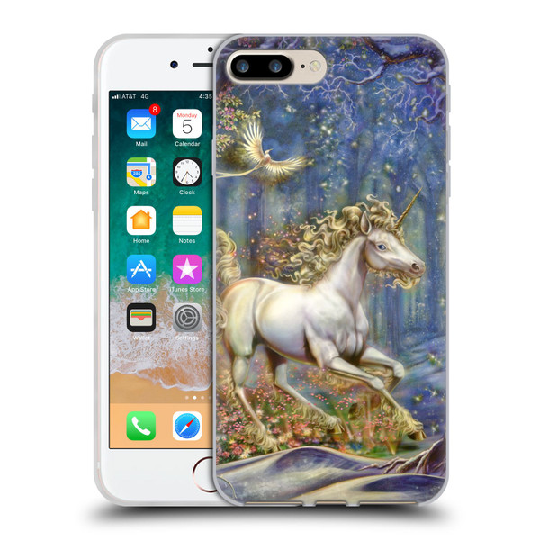 Myles Pinkney Mythical Unicorn Soft Gel Case for Apple iPhone 7 Plus / iPhone 8 Plus