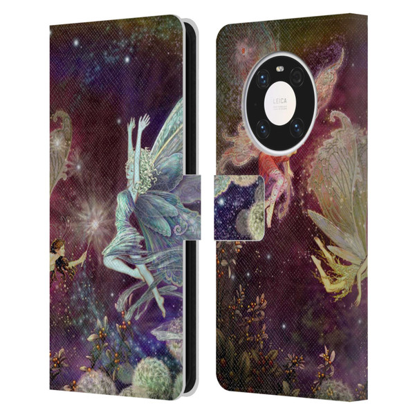 Myles Pinkney Mythical Fairies Leather Book Wallet Case Cover For Huawei Mate 40 Pro 5G