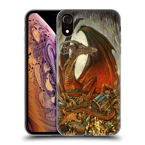Myles Pinkney Mythical Treasure Dragon Soft Gel Case for Apple iPhone XR