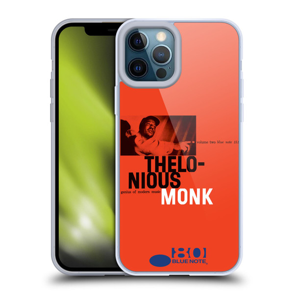 Blue Note Records Albums 2 Thelonious Monk Soft Gel Case for Apple iPhone 12 Pro Max