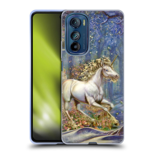 Myles Pinkney Mythical Unicorn Soft Gel Case for Motorola Edge 30