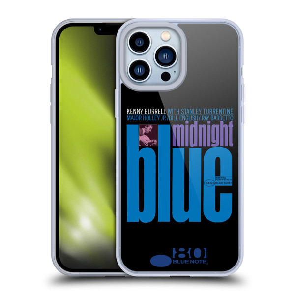 Blue Note Records Albums 2 Kenny Burell Midnight Blue Soft Gel Case for Apple iPhone 13 Pro Max