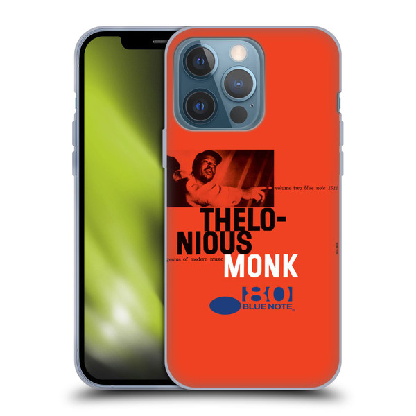 Blue Note Records Albums 2 Thelonious Monk Soft Gel Case for Apple iPhone 13 Pro