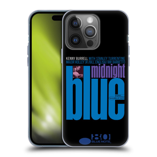 Blue Note Records Albums 2 Kenny Burell Midnight Blue Soft Gel Case for Apple iPhone 14 Pro