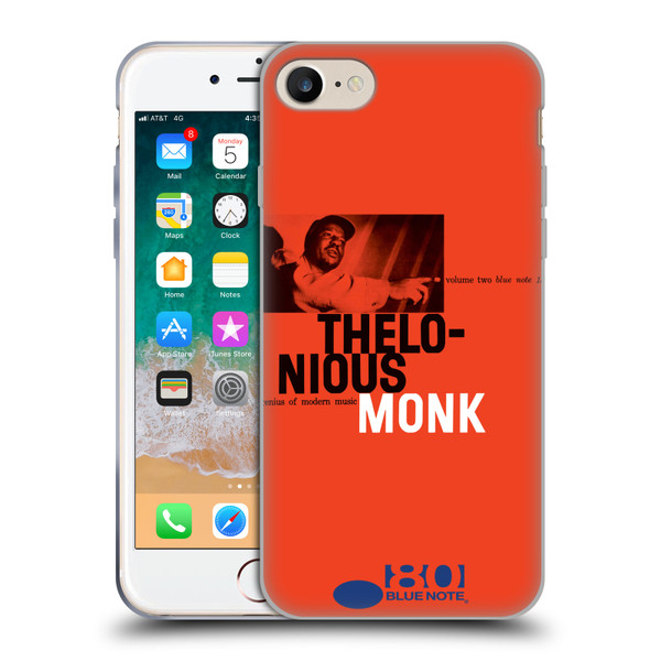 Blue Note Records Albums 2 Thelonious Monk Soft Gel Case for Apple iPhone 7 / 8 / SE 2020 & 2022