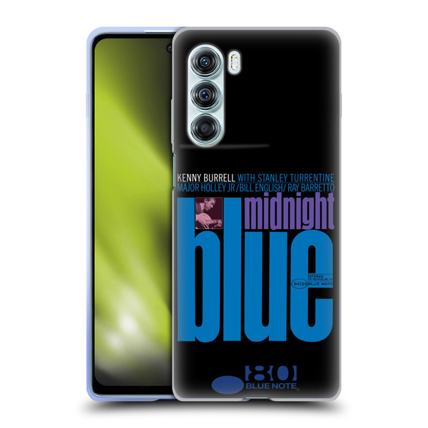 Blue Note Records Albums 2 Kenny Burell Midnight Blue Soft Gel Case for Motorola Edge S30 / Moto G200 5G